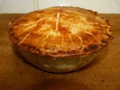 Large Chicken, Gammon and Stuffing Pie