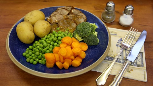 Duck in Orange Sauce Dish