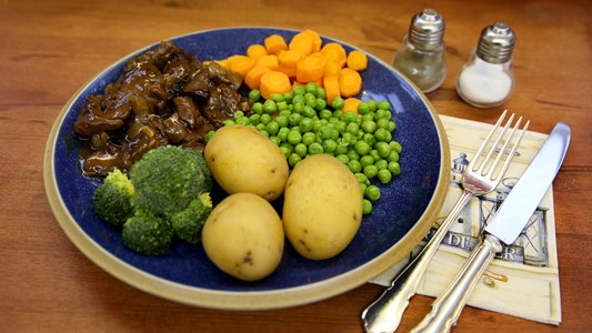 Venison and Pigeon Dish