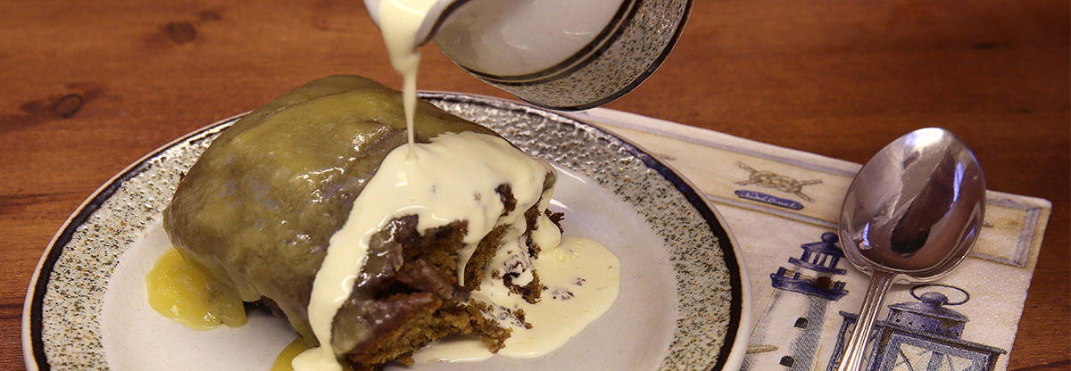 Sticky Toffee Pudding and Cream